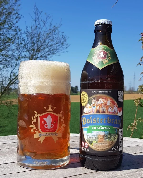 Polsterbräu Ur-Märzen mit Bierglas